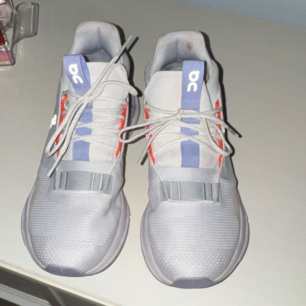 On Running Women's Athletic Shoes - Gray and Orange